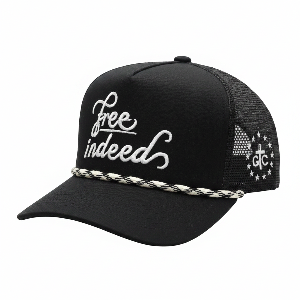 Roped Trucker Hat - Free Indeed