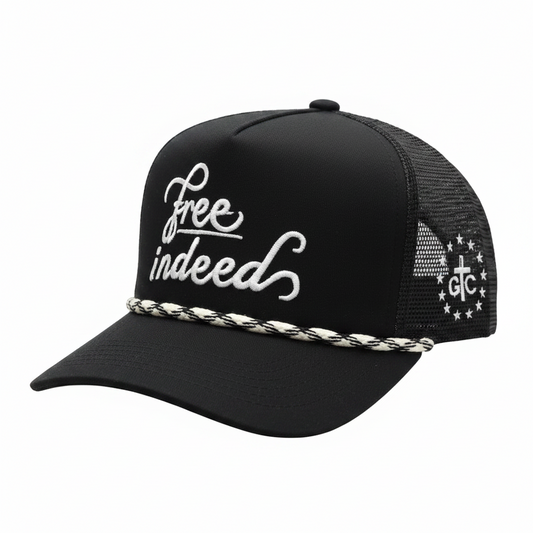 Roped Trucker Hat - Free Indeed