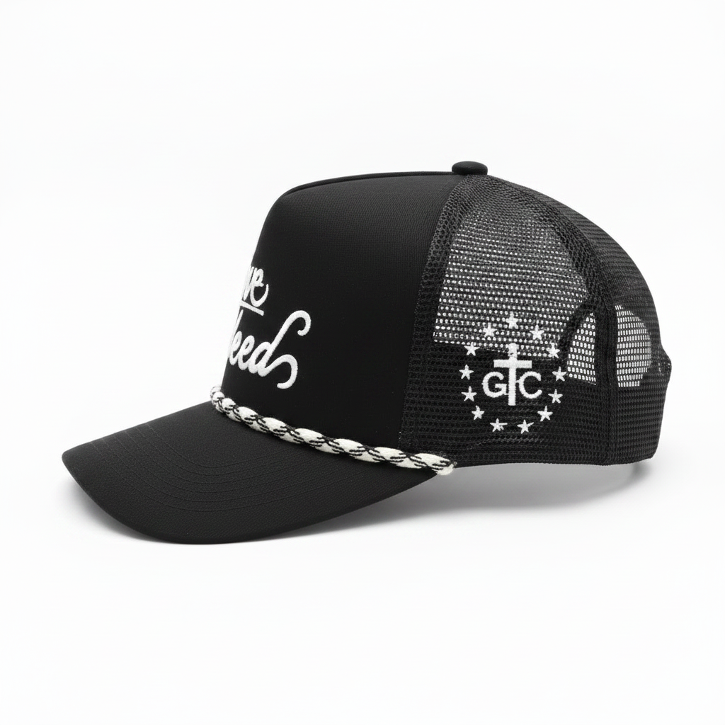 Roped Trucker Hat - Free Indeed