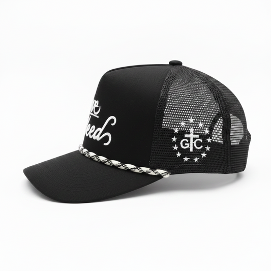 Roped Trucker Hat - Free Indeed